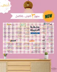 مخطط الدحيحة (فهرس 3 ثانوي بالكامل )