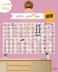 مخطط الدحيحة (فهرس 3 ثانوي بالكامل )