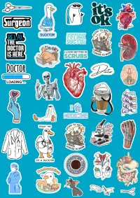 استيكرات كلية الطب 